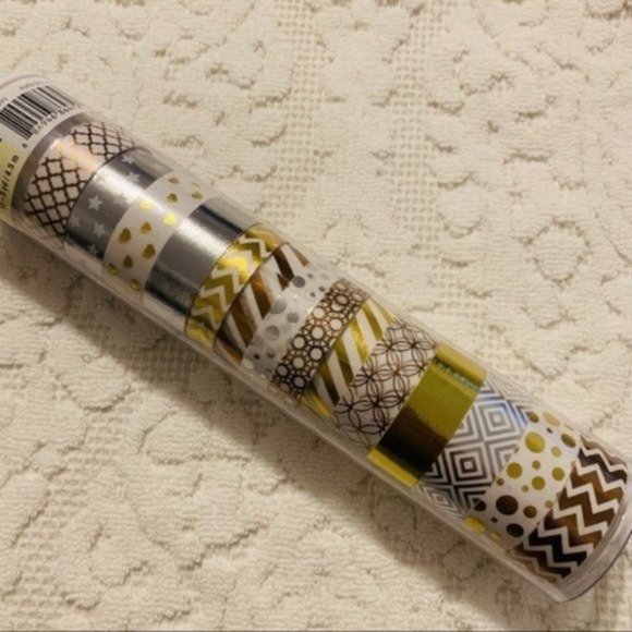 Recollections Washi Tube - Gold | Silver - Picture 1 of 3